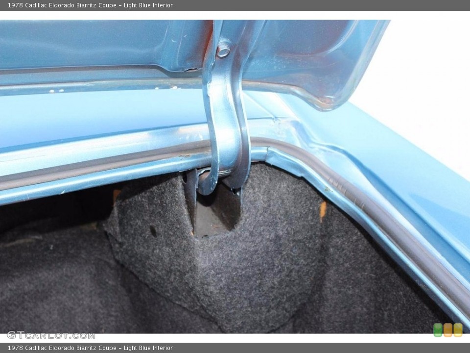 Light Blue Interior Trunk for the 1978 Cadillac Eldorado Biarritz Coupe #138535929