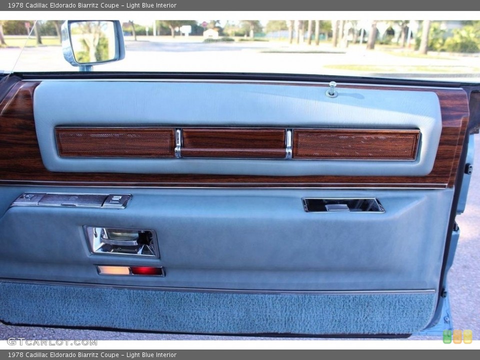 Light Blue Interior Door Panel for the 1978 Cadillac Eldorado Biarritz Coupe #138536211