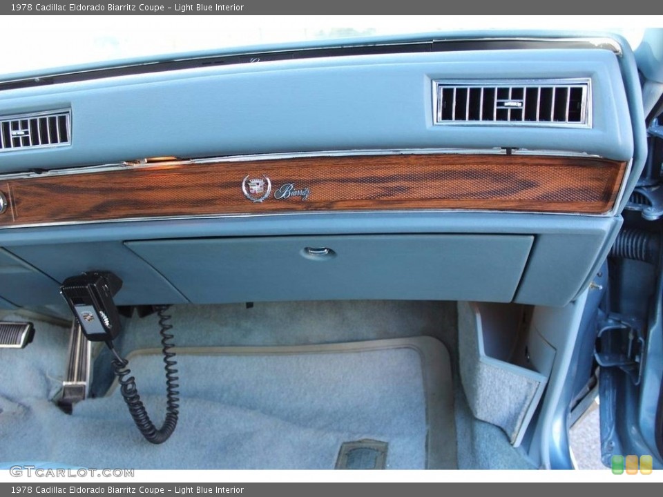 Light Blue Interior Dashboard for the 1978 Cadillac Eldorado Biarritz Coupe #138536235
