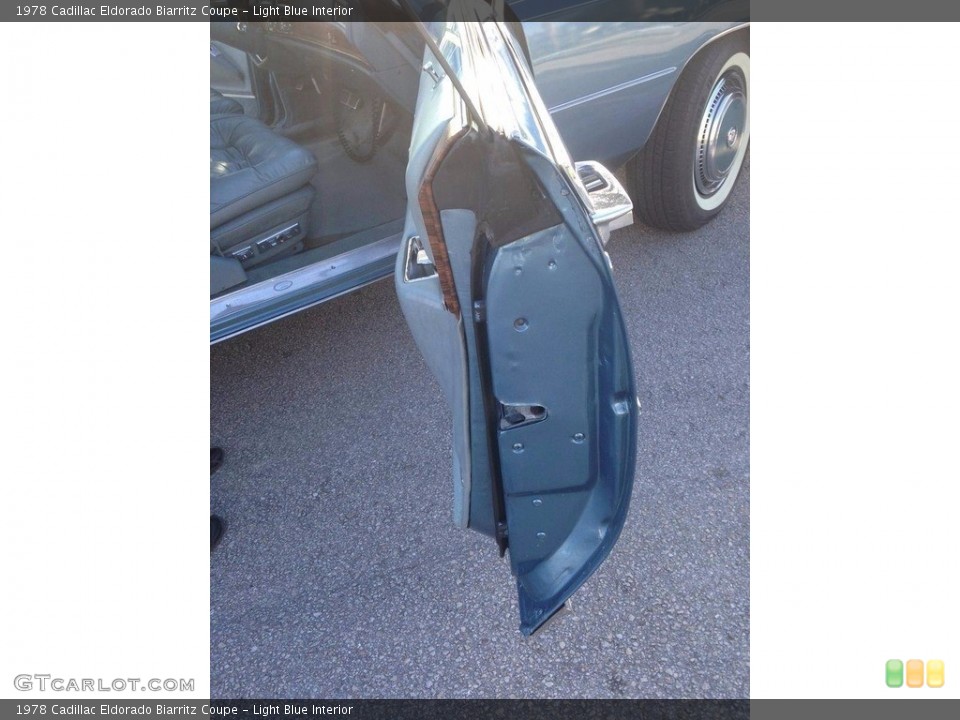 Light Blue Interior Door Panel for the 1978 Cadillac Eldorado Biarritz Coupe #138536295