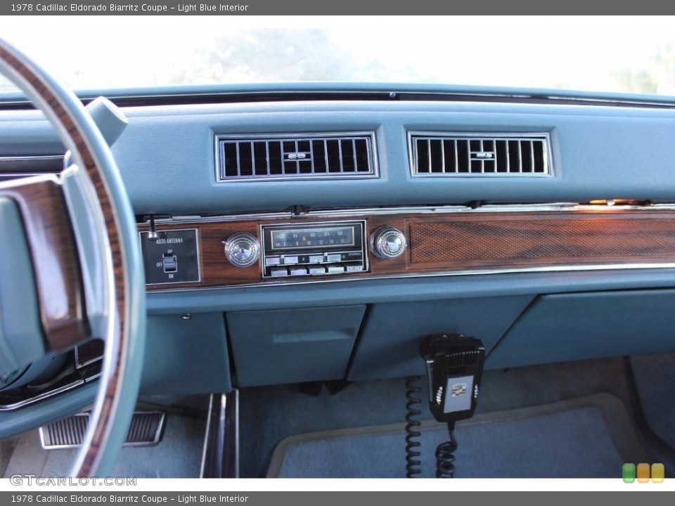 Light Blue Interior Dashboard for the 1978 Cadillac Eldorado Biarritz Coupe #138536346