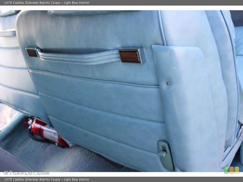 Light Blue Interior Rear Seat for the 1978 Cadillac Eldorado Biarritz Coupe #138536412