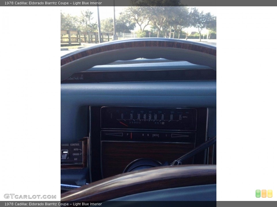 Light Blue Interior Gauges for the 1978 Cadillac Eldorado Biarritz Coupe #138536478