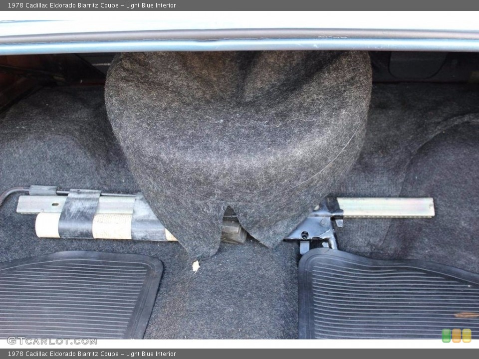 Light Blue Interior Trunk for the 1978 Cadillac Eldorado Biarritz Coupe #138536526
