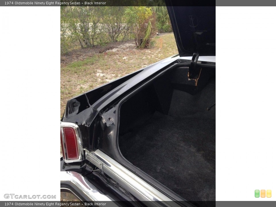 Black Interior Trunk for the 1974 Oldsmobile Ninety Eight Regency Sedan #138537105