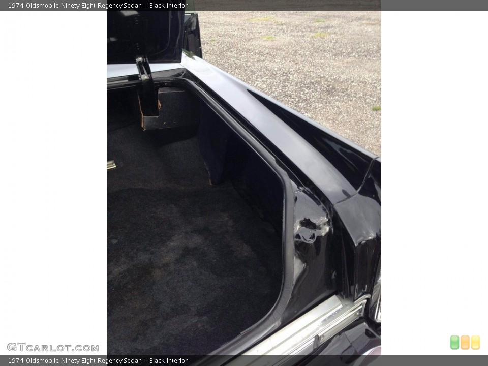 Black Interior Trunk for the 1974 Oldsmobile Ninety Eight Regency Sedan #138537126