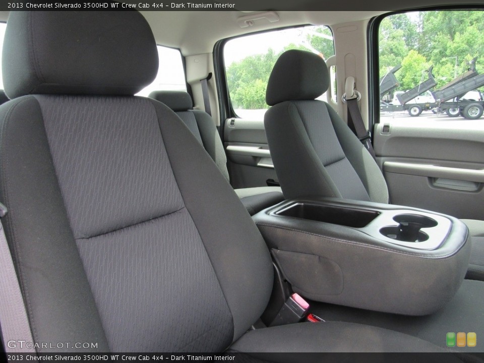 Dark Titanium Interior Front Seat for the 2013 Chevrolet Silverado 3500HD WT Crew Cab 4x4 #138537246