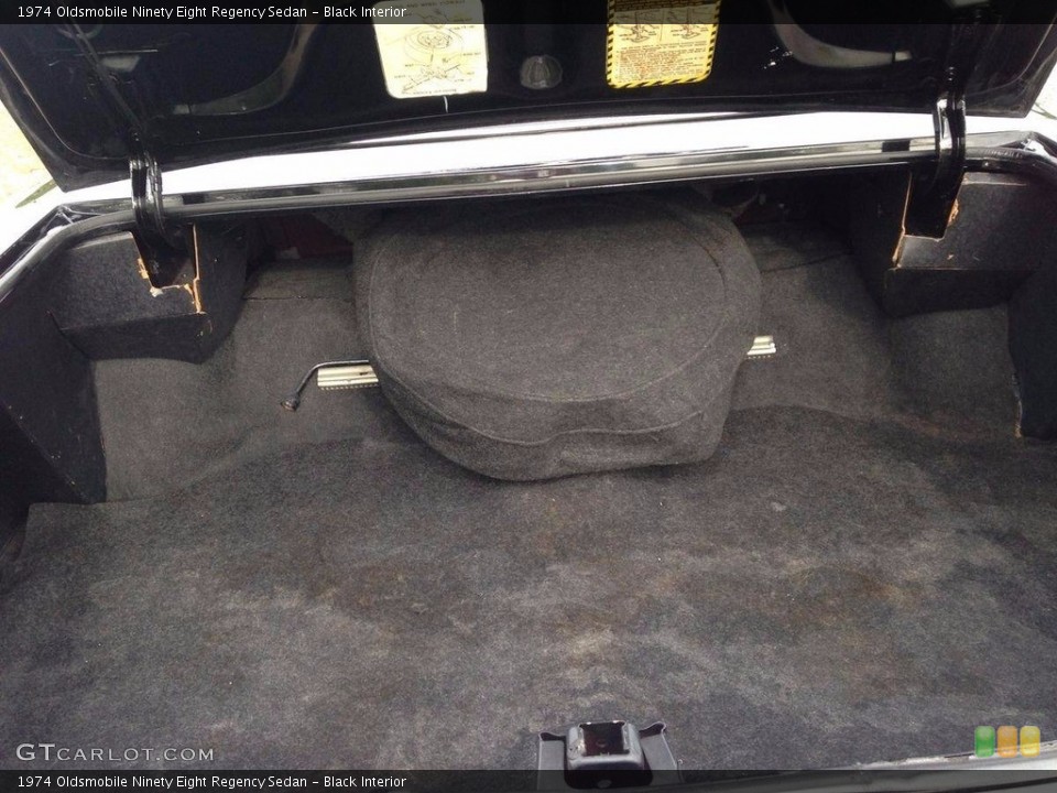 Black Interior Trunk for the 1974 Oldsmobile Ninety Eight Regency Sedan #138537549