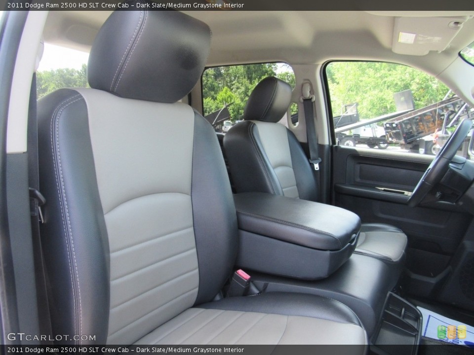 Dark Slate/Medium Graystone Interior Front Seat for the 2011 Dodge Ram 2500 HD SLT Crew Cab #138538095