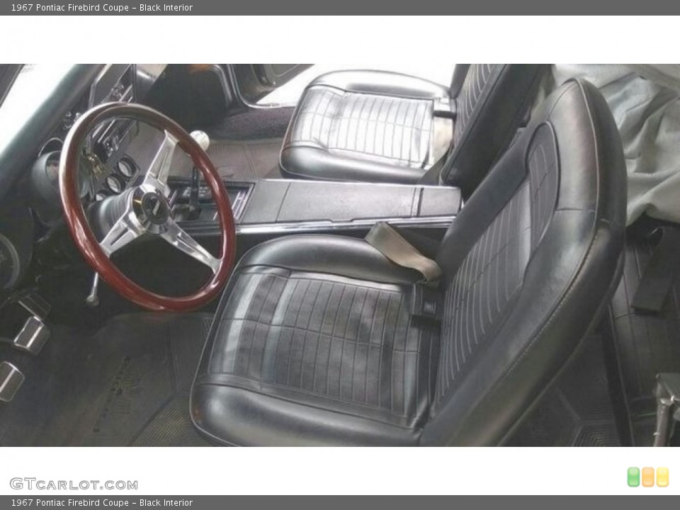 Black Interior Photo for the 1967 Pontiac Firebird Coupe #138538107