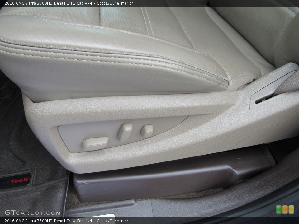 Cocoa/Dune Interior Front Seat for the 2016 GMC Sierra 3500HD Denali Crew Cab 4x4 #138539364