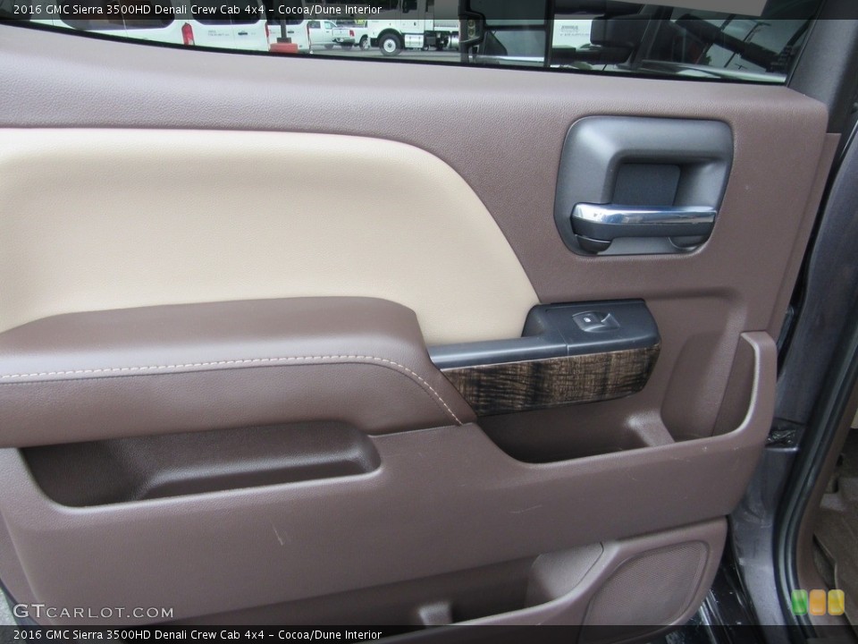 Cocoa/Dune Interior Door Panel for the 2016 GMC Sierra 3500HD Denali Crew Cab 4x4 #138539639