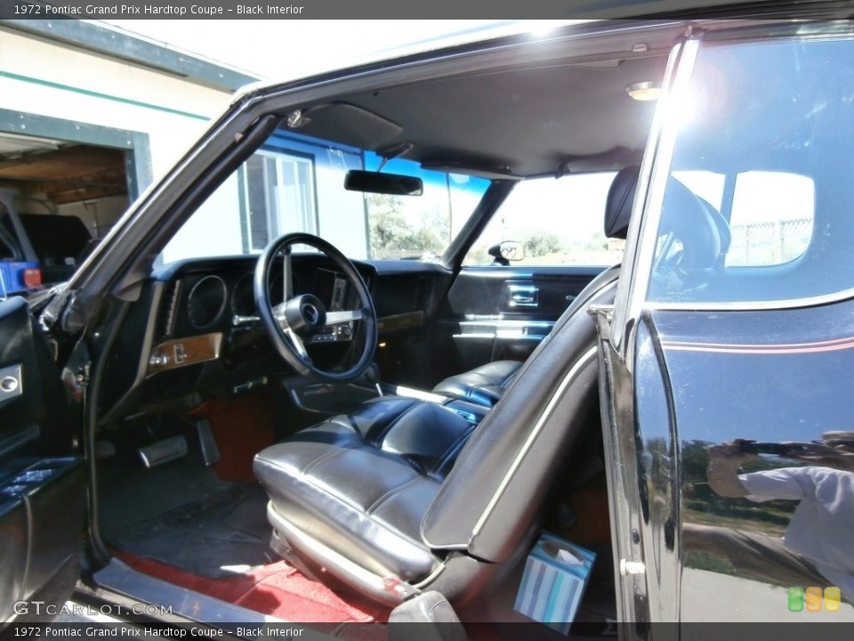 Black Interior Photo for the 1972 Pontiac Grand Prix Hardtop Coupe #138539833