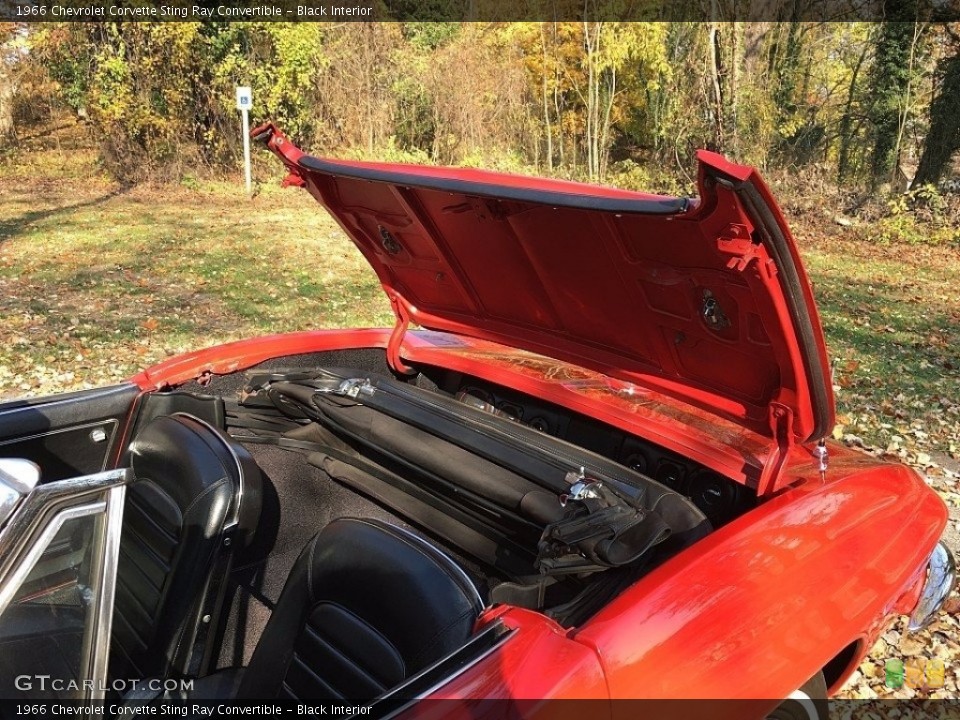 Black Interior Trunk for the 1966 Chevrolet Corvette Sting Ray Convertible #138540246