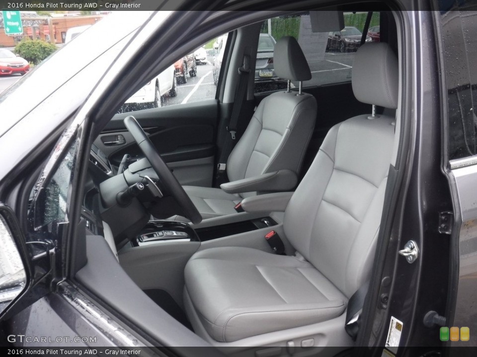 Gray Interior Front Seat for the 2016 Honda Pilot Touring AWD #138541086