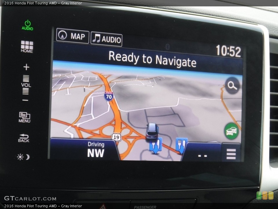 Gray Interior Navigation for the 2016 Honda Pilot Touring AWD #138541206
