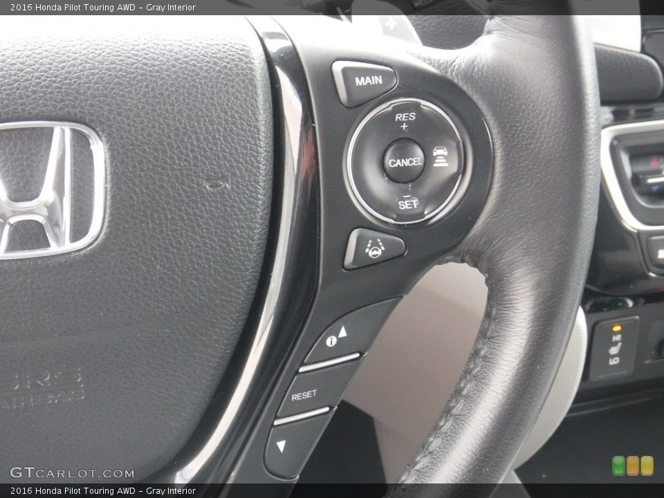 Gray Interior Steering Wheel for the 2016 Honda Pilot Touring AWD #138541305