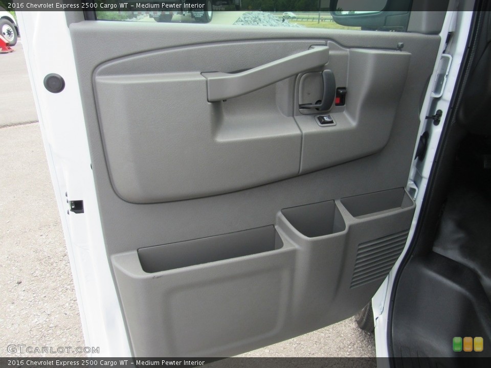 Medium Pewter Interior Door Panel for the 2016 Chevrolet Express 2500 Cargo WT #138542232