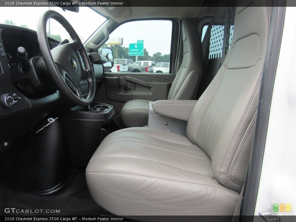 Medium Pewter Interior Front Seat for the 2016 Chevrolet Express 2500 Cargo WT #138542280