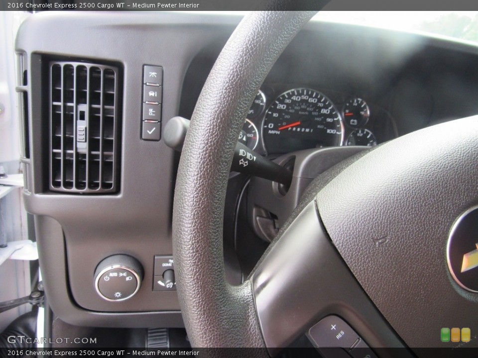 Medium Pewter Interior Steering Wheel for the 2016 Chevrolet Express 2500 Cargo WT #138542376