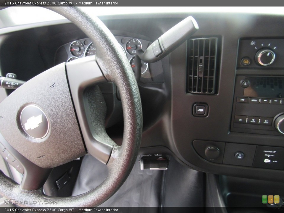 Medium Pewter Interior Steering Wheel for the 2016 Chevrolet Express 2500 Cargo WT #138542403