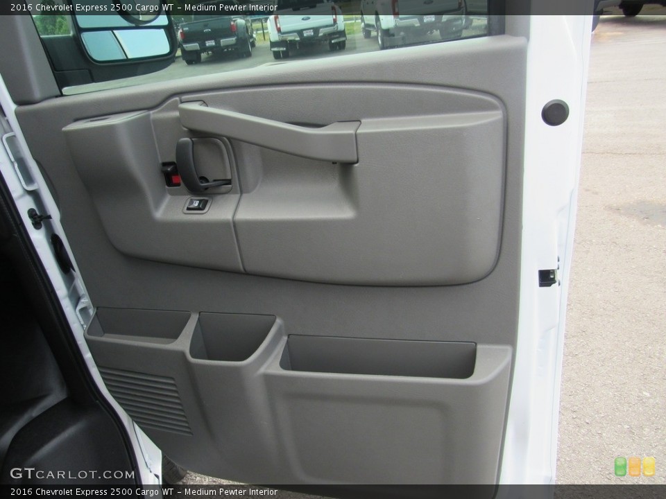 Medium Pewter Interior Door Panel for the 2016 Chevrolet Express 2500 Cargo WT #138542601