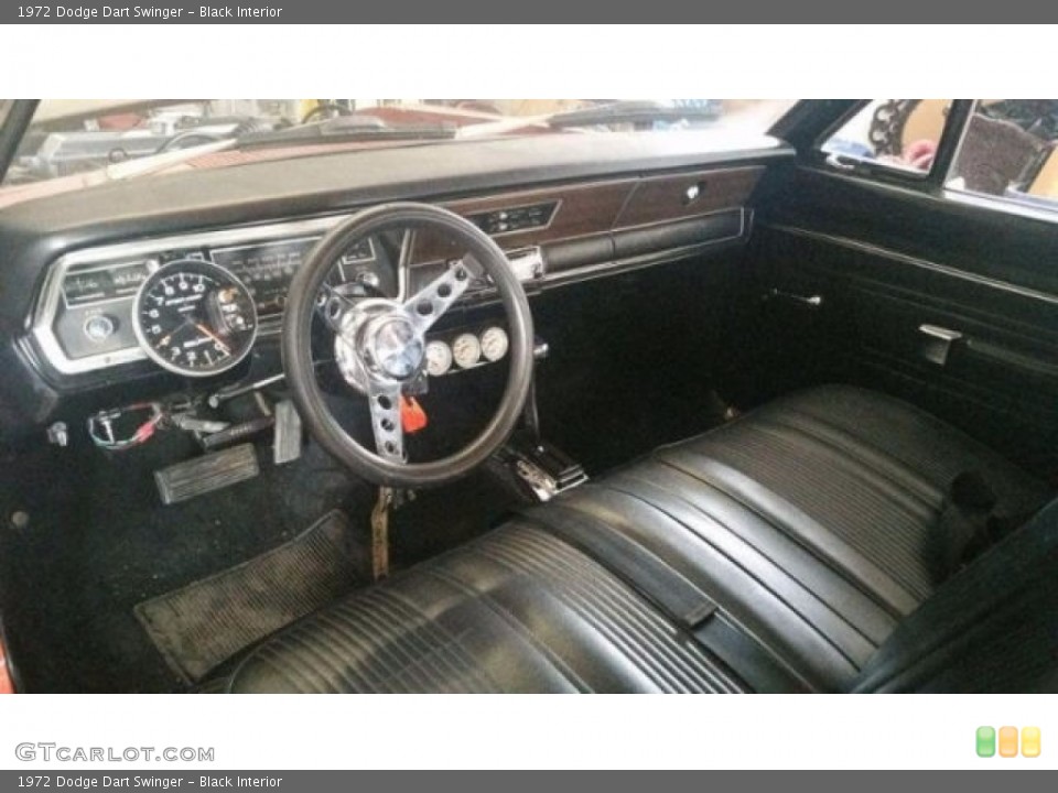 Black Interior Photo for the 1972 Dodge Dart Swinger #138543747