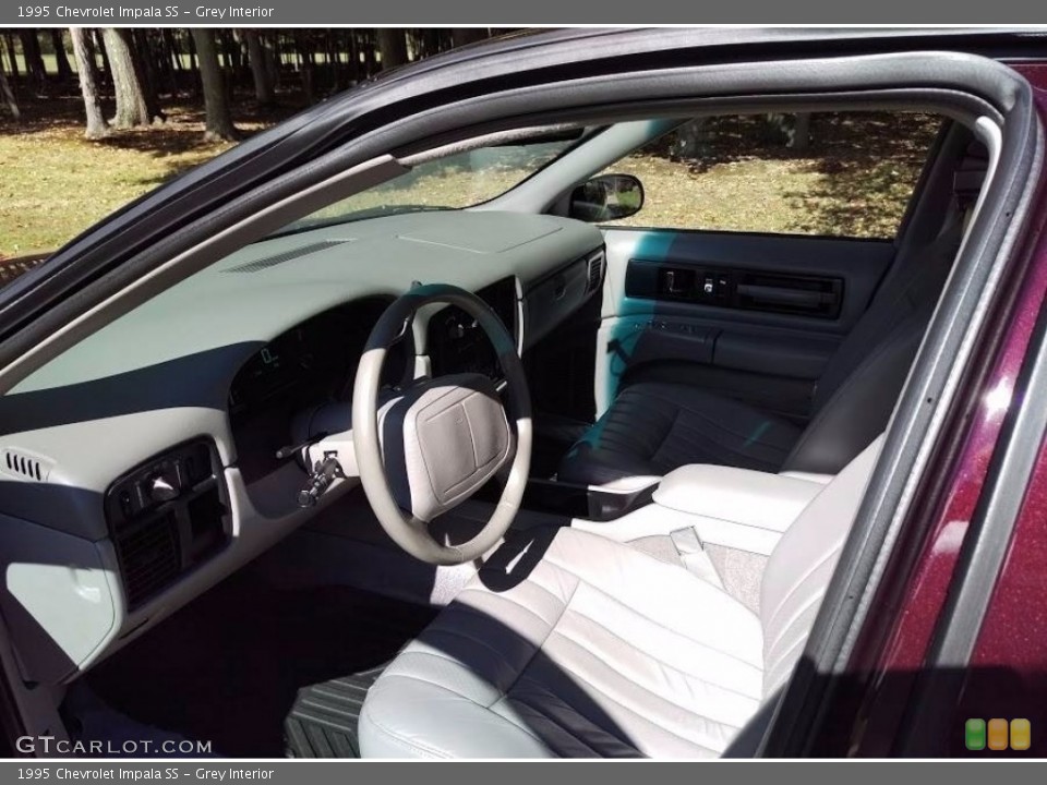 Grey Interior Front Seat for the 1995 Chevrolet Impala SS #138543834