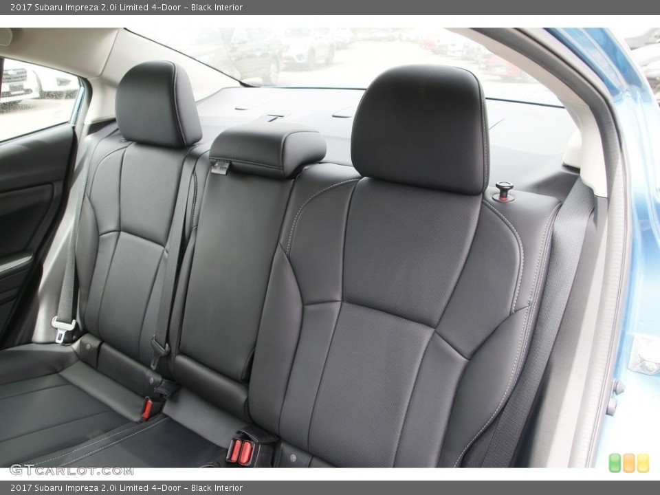 Black Interior Rear Seat for the 2017 Subaru Impreza 2.0i Limited 4-Door #138544569