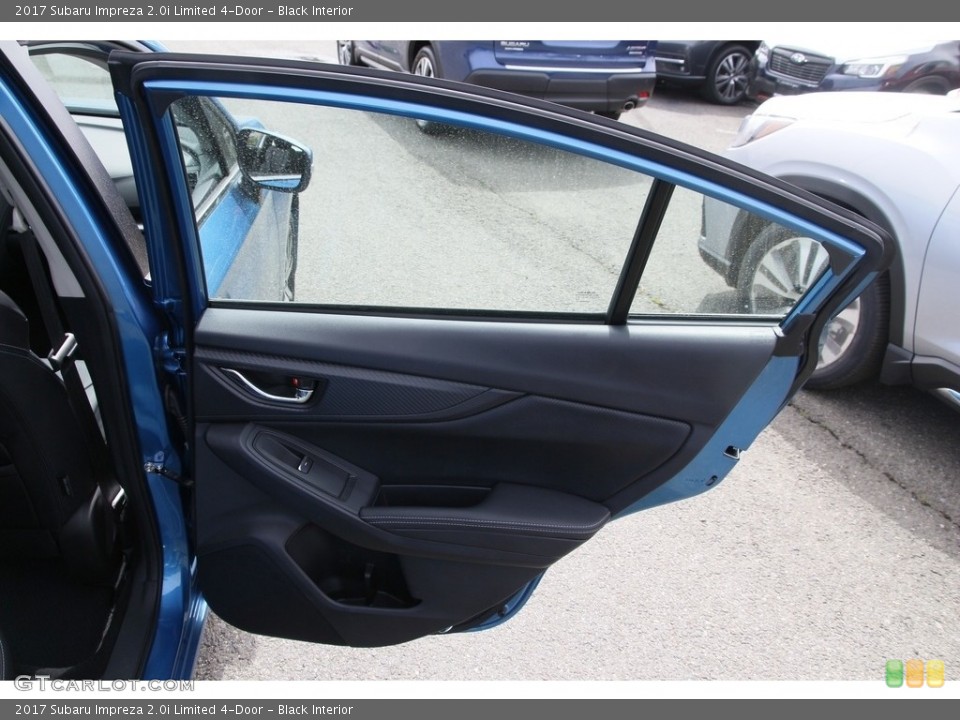 Black Interior Door Panel for the 2017 Subaru Impreza 2.0i Limited 4-Door #138544644