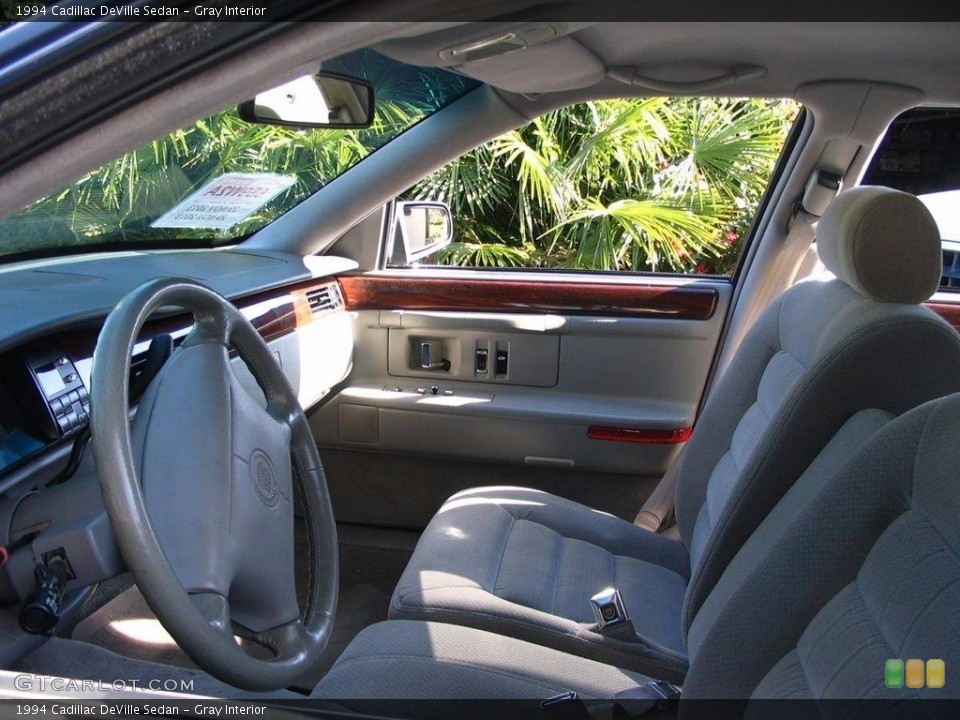 Gray Interior Front Seat for the 1994 Cadillac DeVille Sedan #138544803