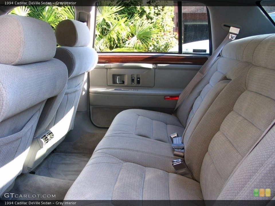 Gray Interior Rear Seat for the 1994 Cadillac DeVille Sedan #138544836