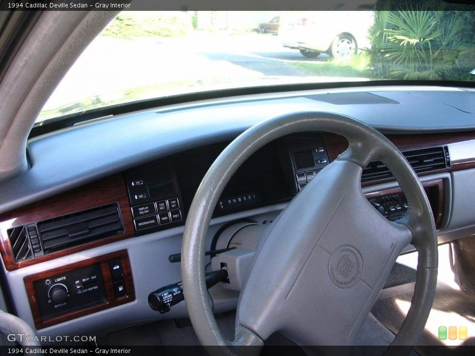 Gray Interior Steering Wheel for the 1994 Cadillac Deville Sedan #138545097