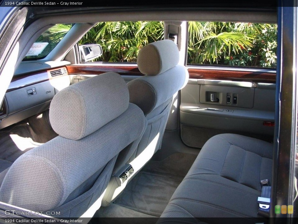 Gray Interior Rear Seat for the 1994 Cadillac DeVille Sedan #138545175