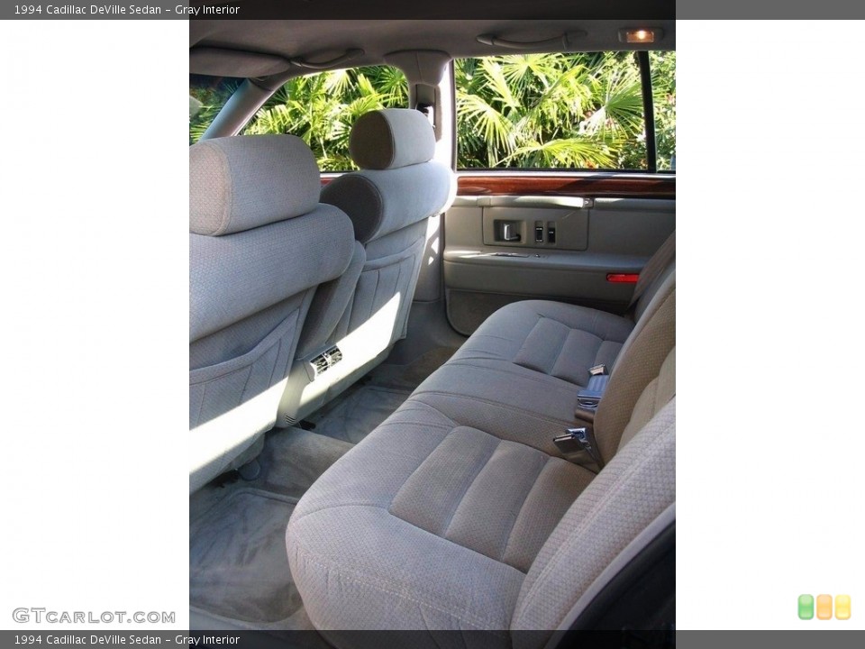Gray Interior Rear Seat for the 1994 Cadillac DeVille Sedan #138545190