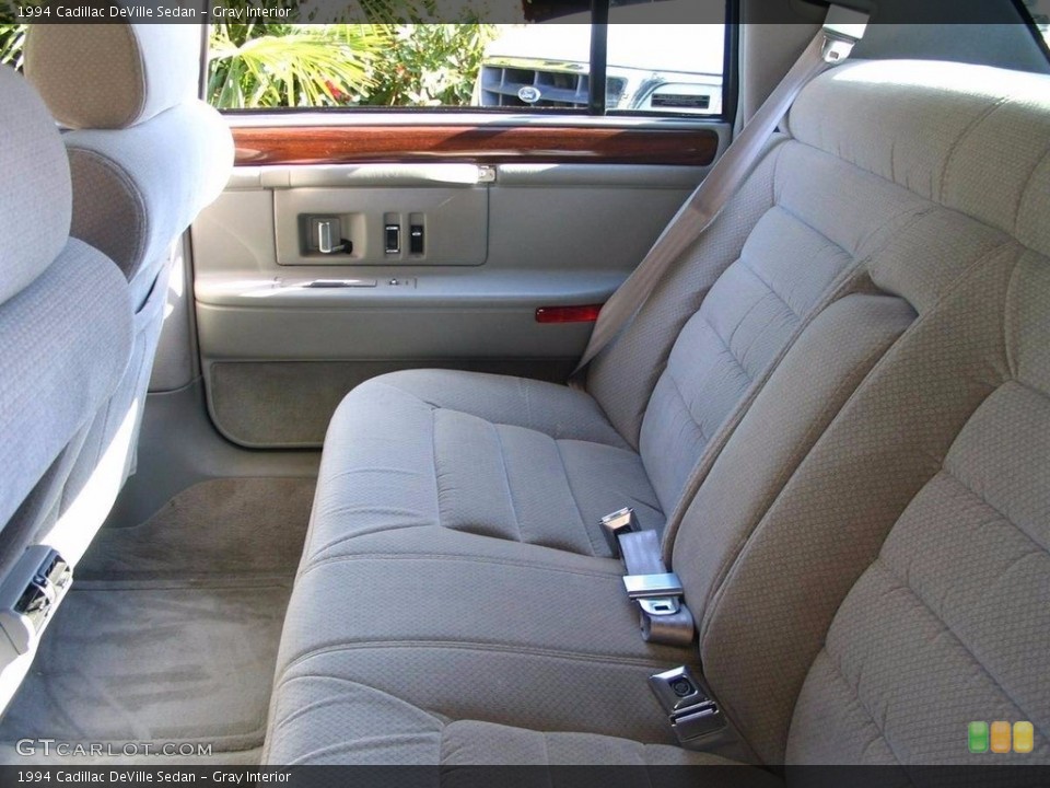 Gray Interior Rear Seat for the 1994 Cadillac DeVille Sedan #138545214