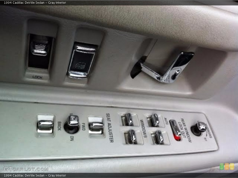 Gray Interior Controls for the 1994 Cadillac DeVille Sedan #138545232