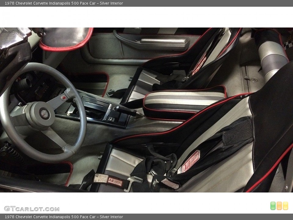 Silver Interior Photo for the 1978 Chevrolet Corvette Indianapolis 500 Pace Car #138545379