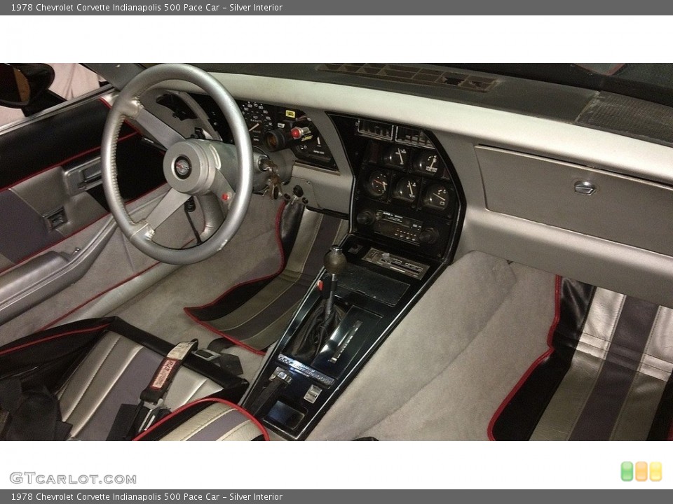 Silver Interior Dashboard for the 1978 Chevrolet Corvette Indianapolis 500 Pace Car #138545403