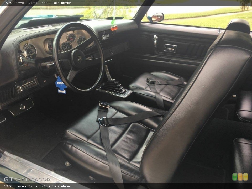 Black Interior Photo for the 1970 Chevrolet Camaro Z28 #138545595