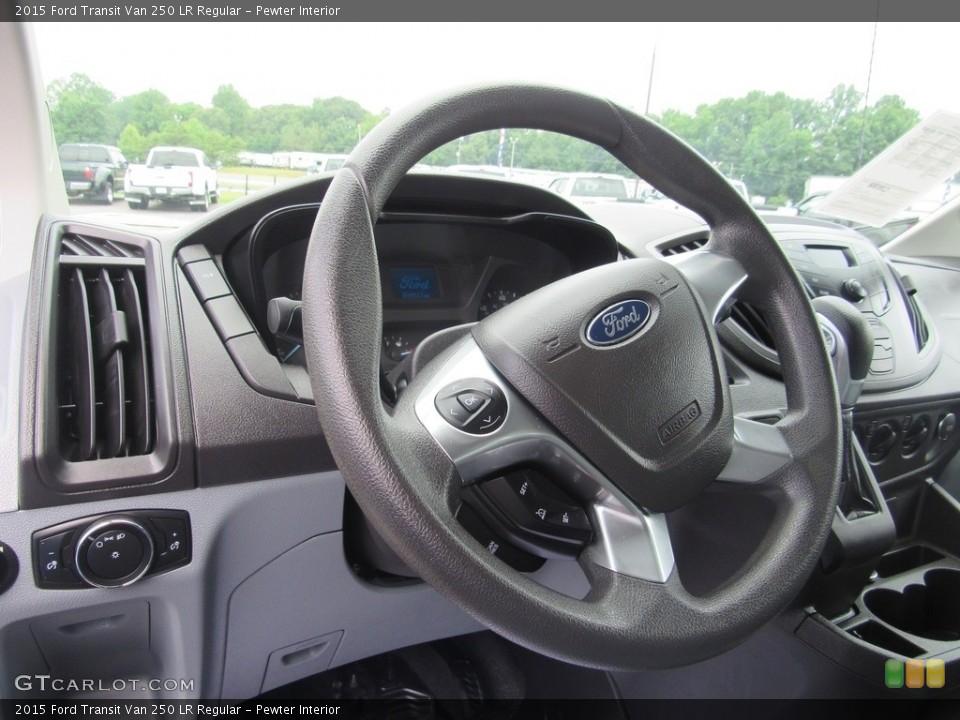 Pewter Interior Steering Wheel for the 2015 Ford Transit Van 250 LR Regular #138545598