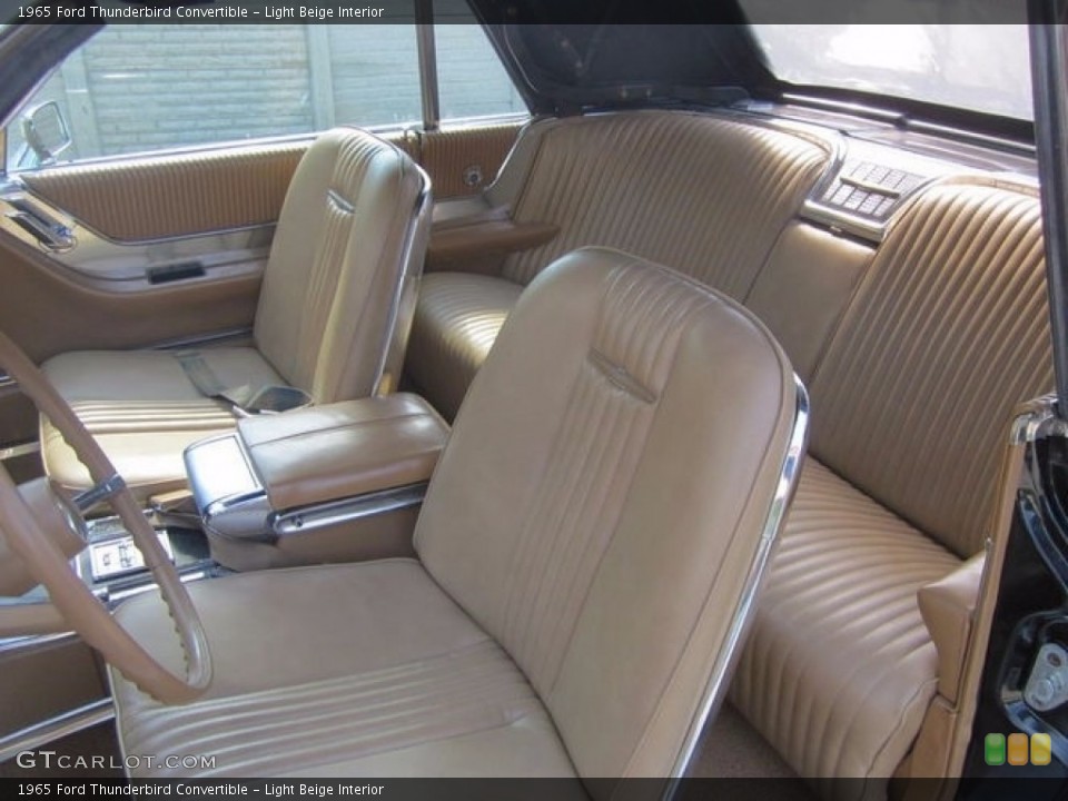 Light Beige Interior Photo for the 1965 Ford Thunderbird Convertible #138548128