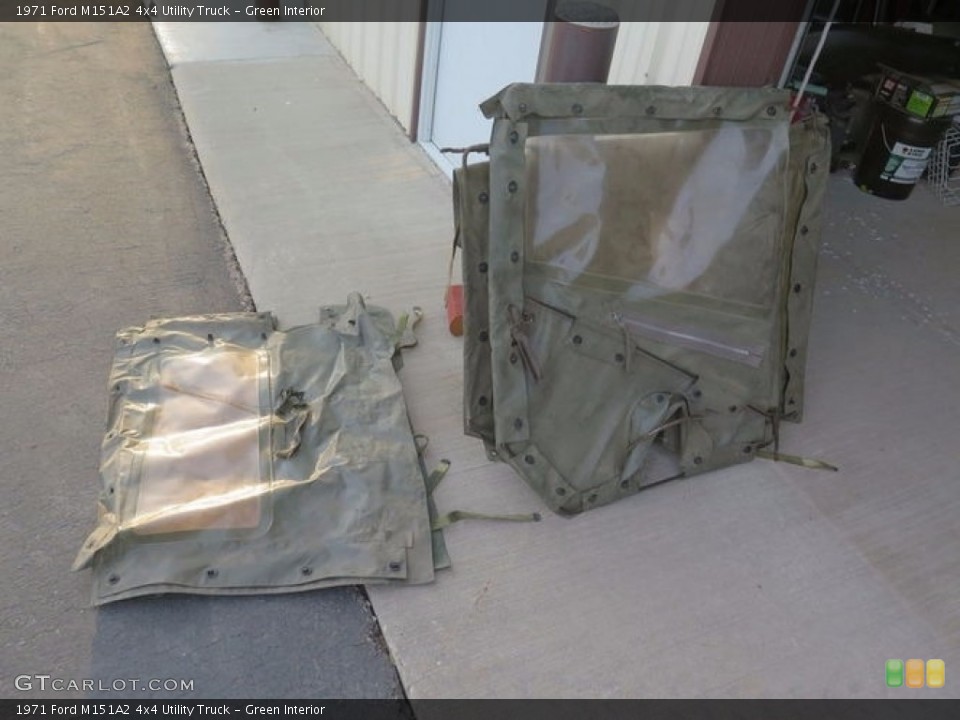 Green 1971 Ford M151A2 Interiors