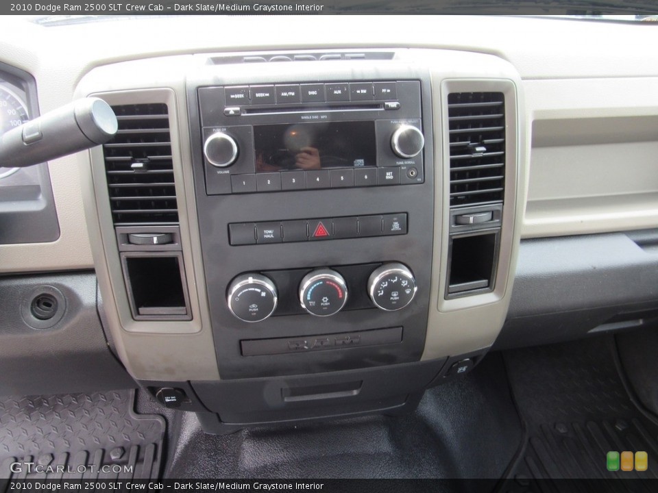Dark Slate/Medium Graystone Interior Controls for the 2010 Dodge Ram 2500 SLT Crew Cab #138549228