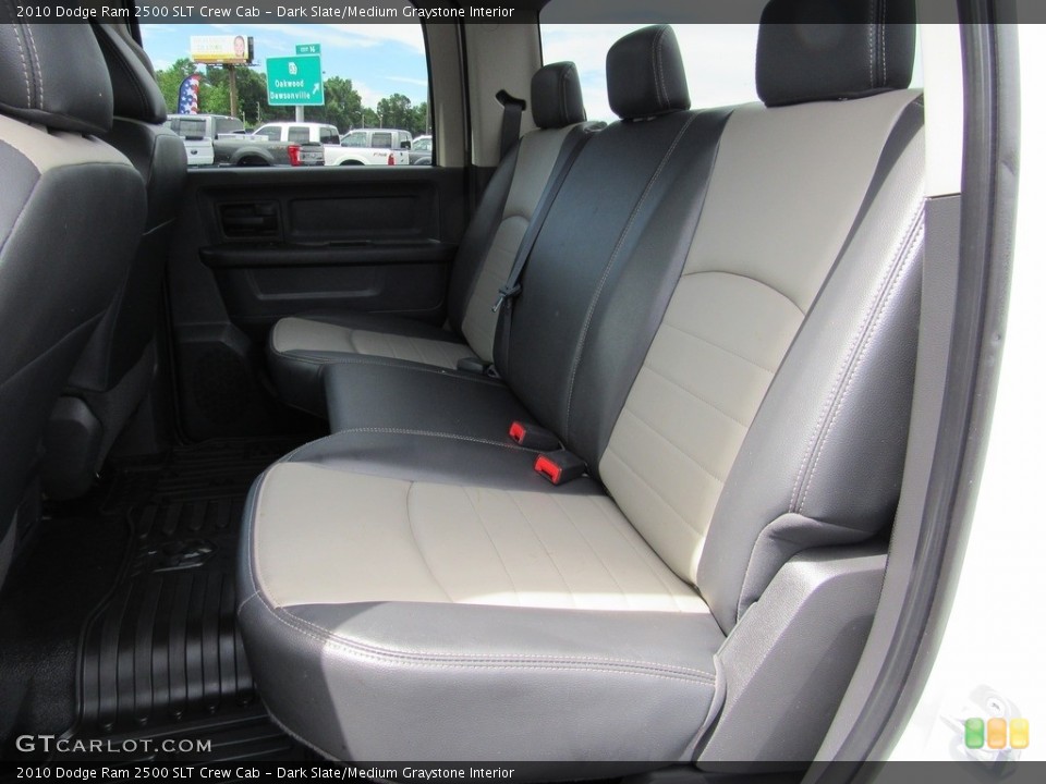 Dark Slate/Medium Graystone Interior Rear Seat for the 2010 Dodge Ram 2500 SLT Crew Cab #138549426
