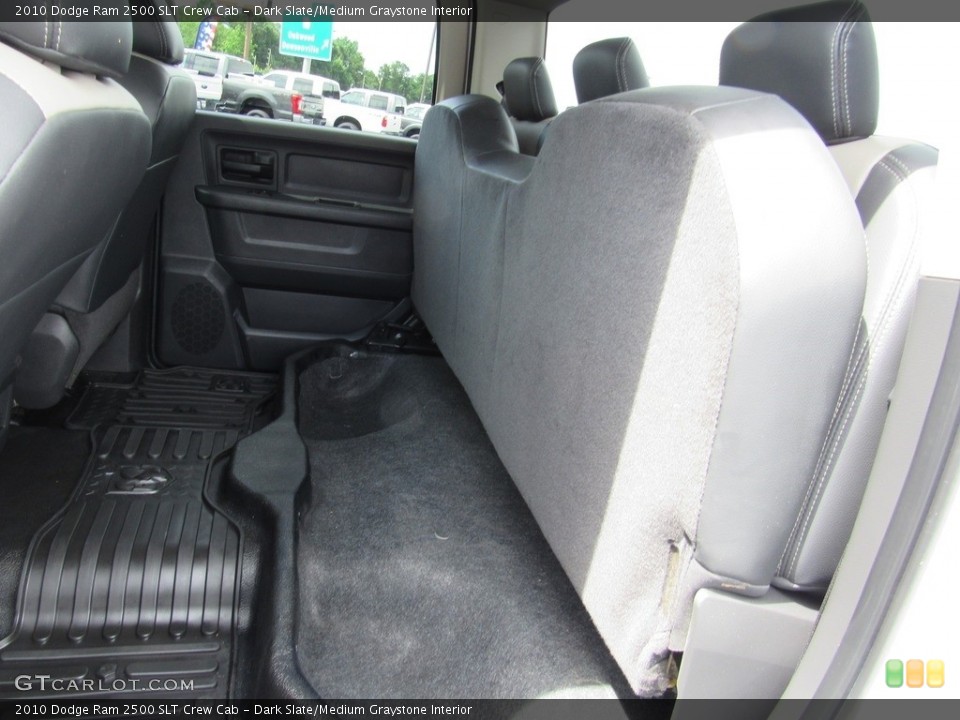 Dark Slate/Medium Graystone Interior Rear Seat for the 2010 Dodge Ram 2500 SLT Crew Cab #138549459