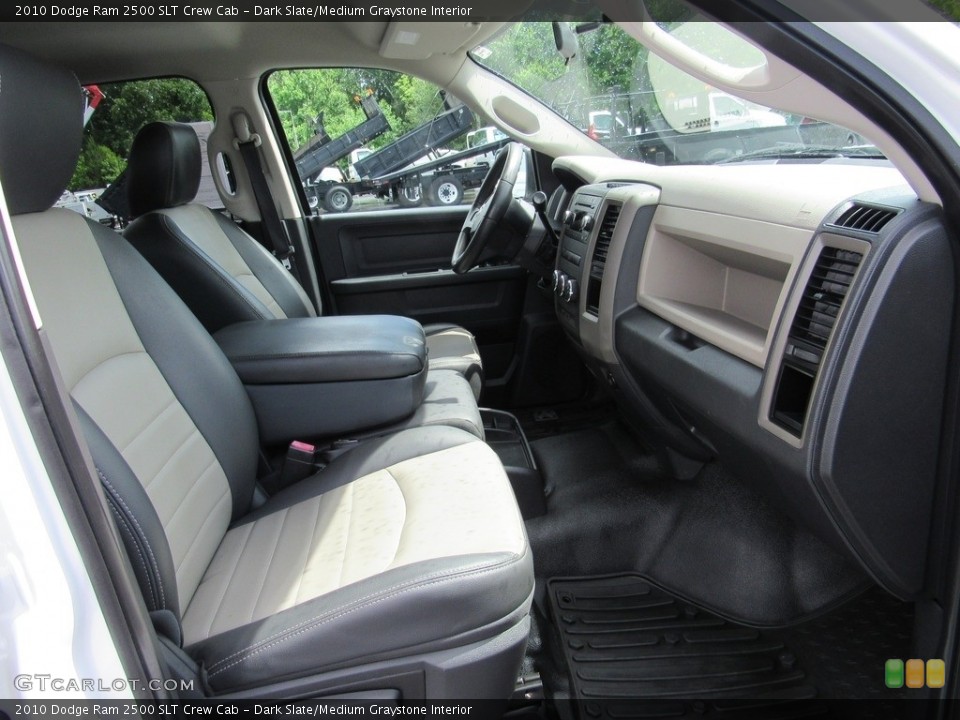 Dark Slate/Medium Graystone Interior Front Seat for the 2010 Dodge Ram 2500 SLT Crew Cab #138549579