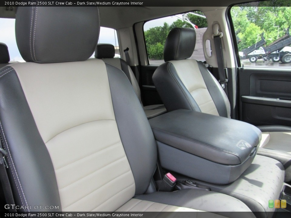 Dark Slate/Medium Graystone Interior Front Seat for the 2010 Dodge Ram 2500 SLT Crew Cab #138549597