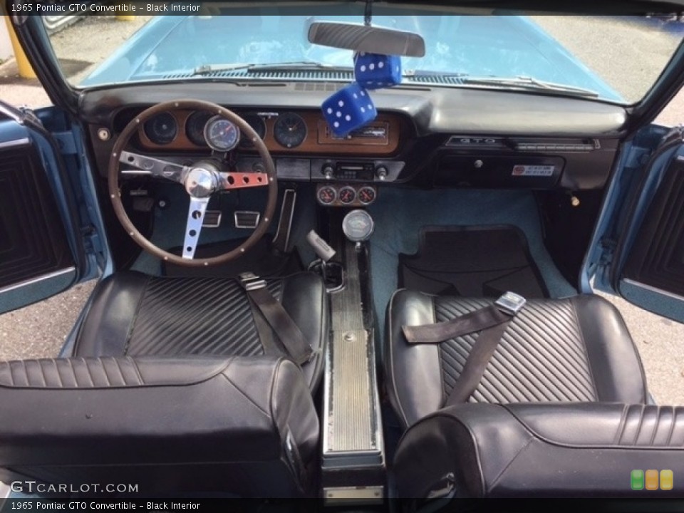 Black Interior Photo for the 1965 Pontiac GTO Convertible #138551397