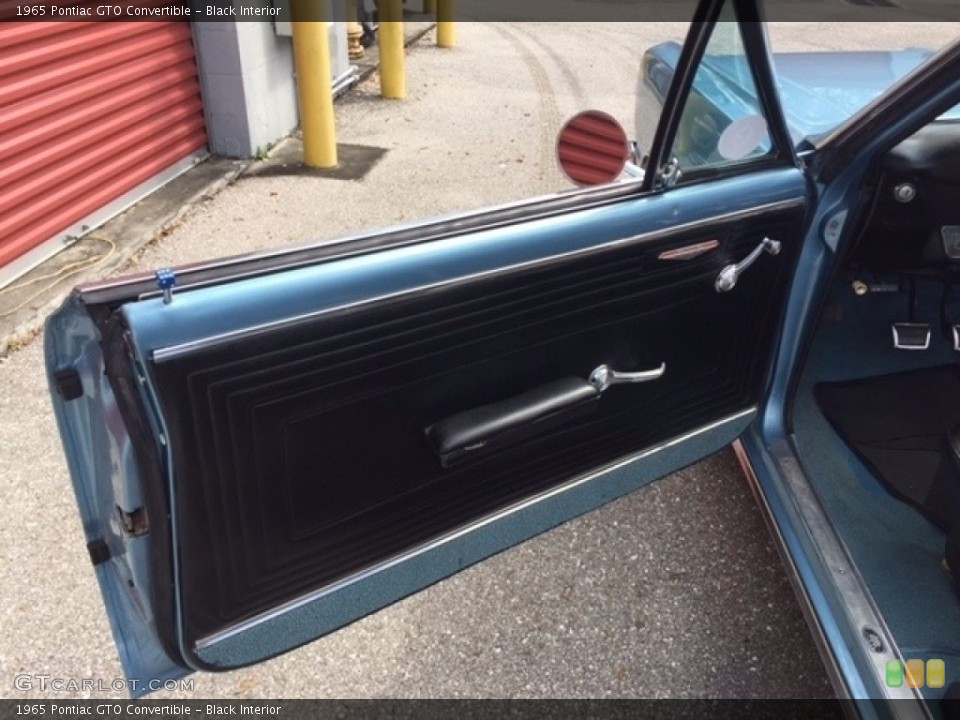 Black Interior Door Panel for the 1965 Pontiac GTO Convertible #138551466